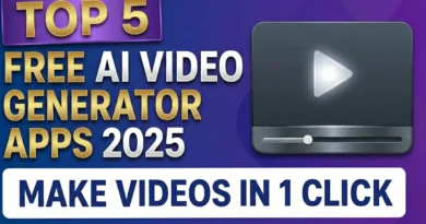 Top 5 Free AI Video Generator Apps 2025 thumbnail