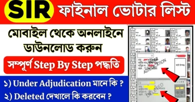পশ্চিমবঙ্গ SIR ফাইনাল ভোটার লিস্ট ২০২৬ – ডাউনলোড ও স্ট্যাটাস চেক
